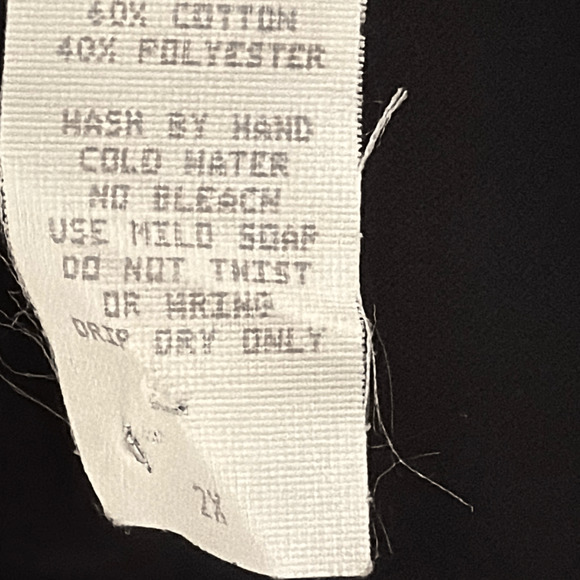 Vintage Karla Marie Applique Snowman Maxi Dress Black Slit Hem Size 2X - Picture 7 of 13